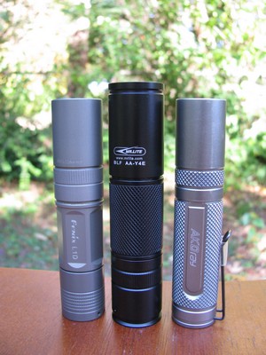 Fenix L1D, Mr.Lite BLF AA-Y4E, AKOray K-106